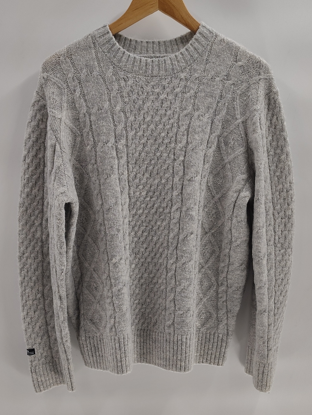 BDG Urban Outfitters Crew Neck Wool Blend Gray Cozy Sweater Winter